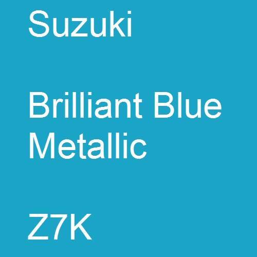 Suzuki, Brilliant Blue Metallic, Z7K.